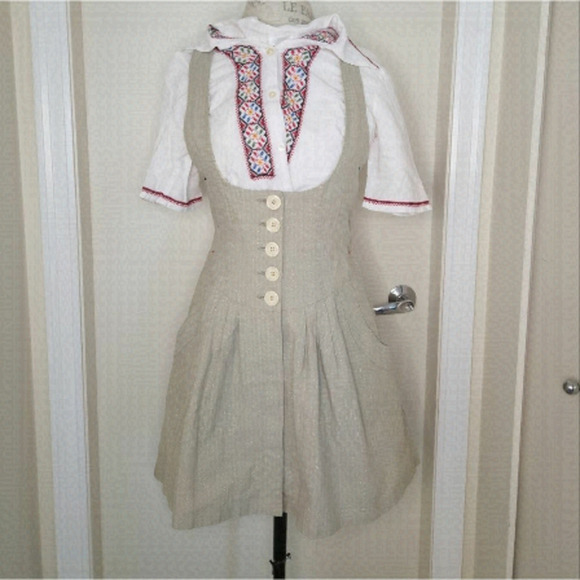 Chevron Pinstripe Sleeveless Mini Dress - Picture 3 of 16